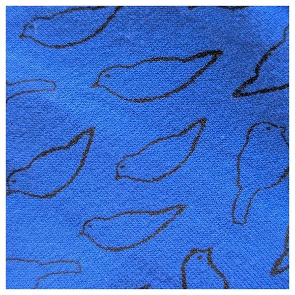 TORRID Blue Bird Print Surplice Skater Dress Size 1 ( 14-16 ) - Picture 5 of 7